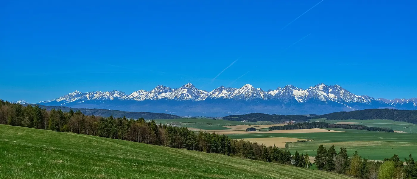 Meadow below the High Tatras